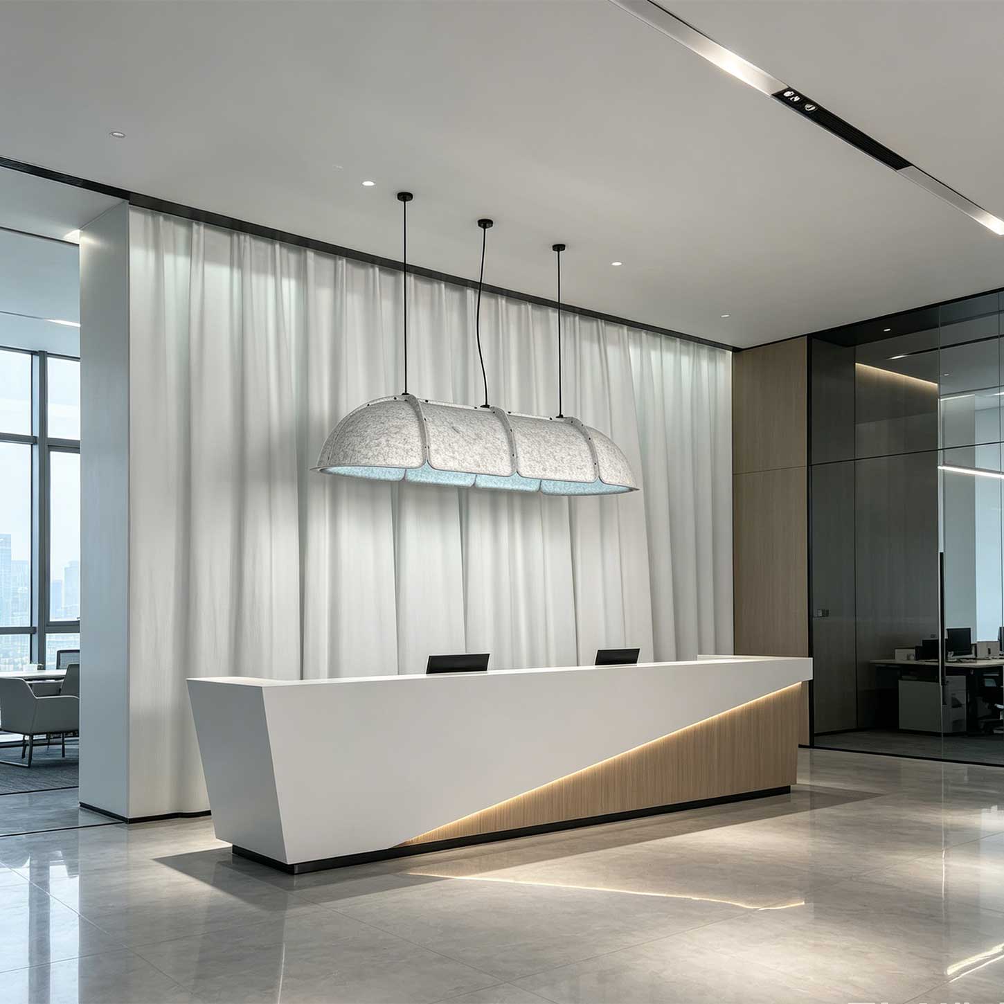 Acoustic DIY Lighting 0127 – Customizable Sound-Reducing LED Light for Offices & Homes - Image 8
