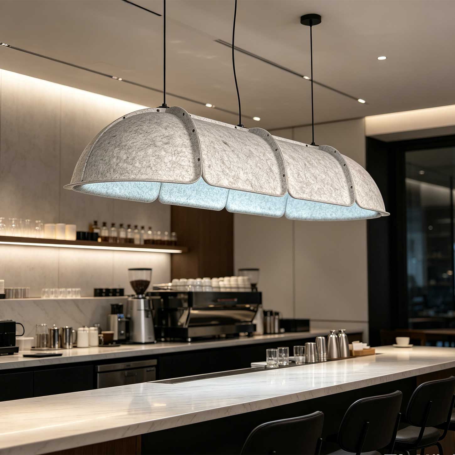 Acoustic DIY Lighting 0127 – Customizable Sound-Reducing LED Light for Offices & Homes - Image 9