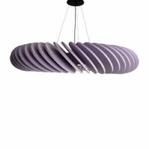 Acoustic DIY Lighting 0182 – Contemporary DIY Sound-Reducing LED Fixture