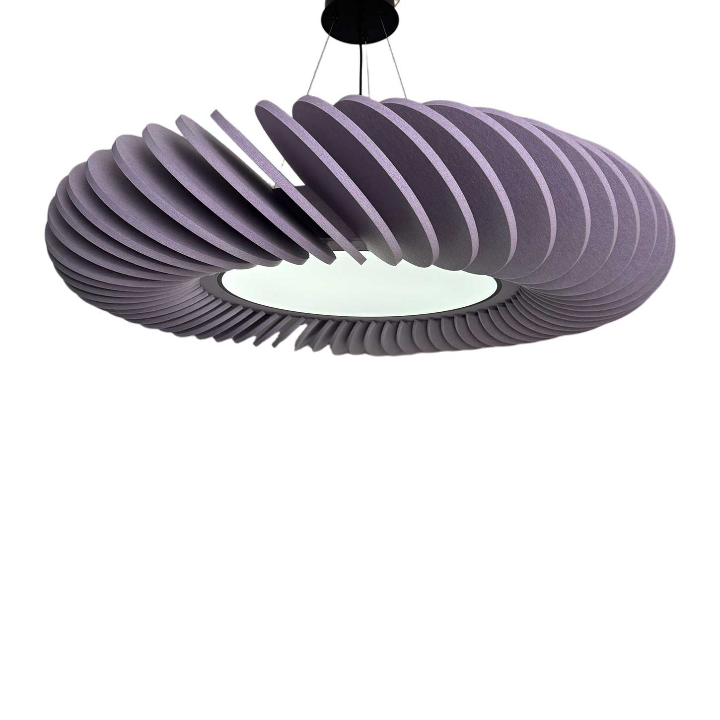Acoustic DIY Lighting 0182 – Contemporary DIY Sound-Reducing LED Fixture - Image 2