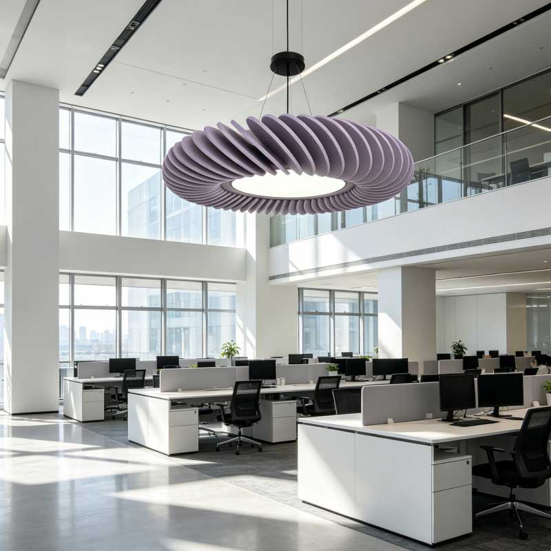 Acoustic DIY Lighting 0182 – Contemporary DIY Sound-Reducing LED Fixture - Image 6