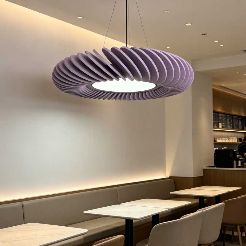 Acoustic DIY Lighting 0182 – Contemporary DIY Sound-Reducing LED Fixture - Image 7
