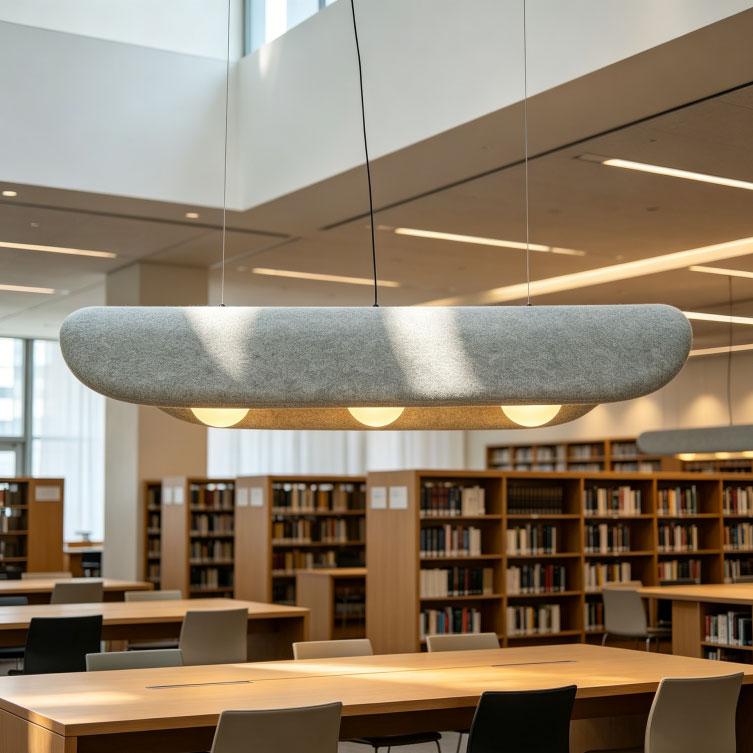 Acoustic Office Lighting 0188