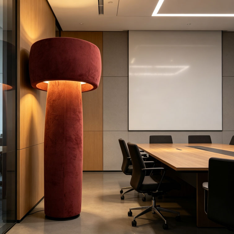 Acoustic Decorative Products 0197 – Large Floor Acoustic Lamp for Stylish Interior Spaces - Image 5