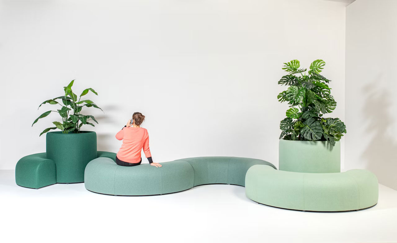 Acoustic Decorative Products 0201-3 Acoustic Bench for Quiet and Comfortable Public Spaces - Image 3