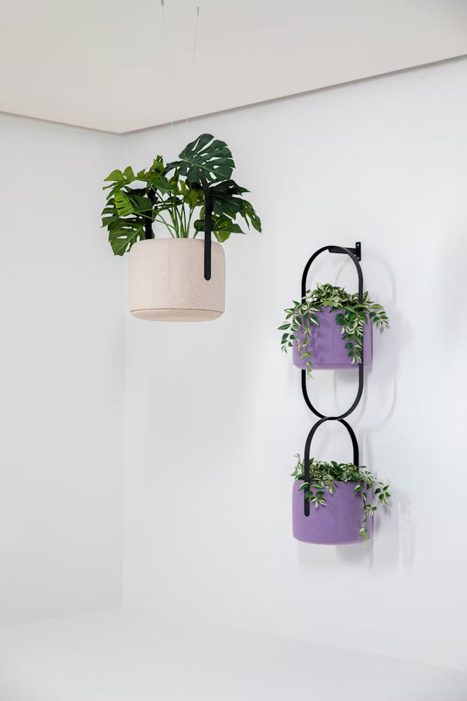 Acoustic Decorative Products 0201-4 Wall-Mounted Acoustic Planter for Quiet and Inspiring Workspaces - Image 2