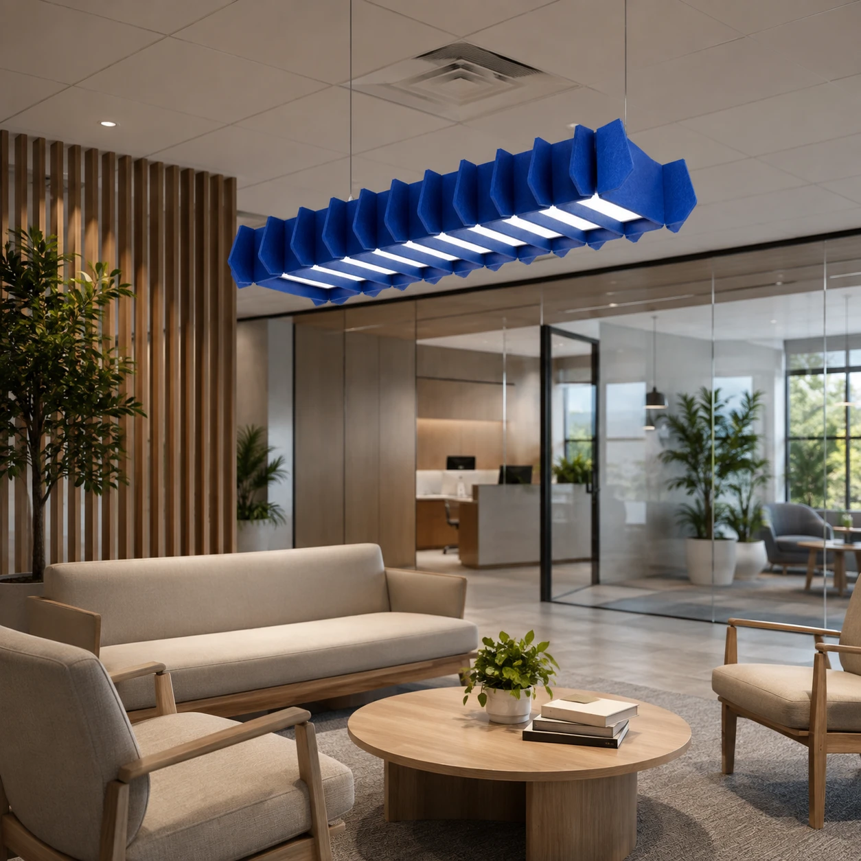 Louver Grid Acoustic Linear Light - Image 4