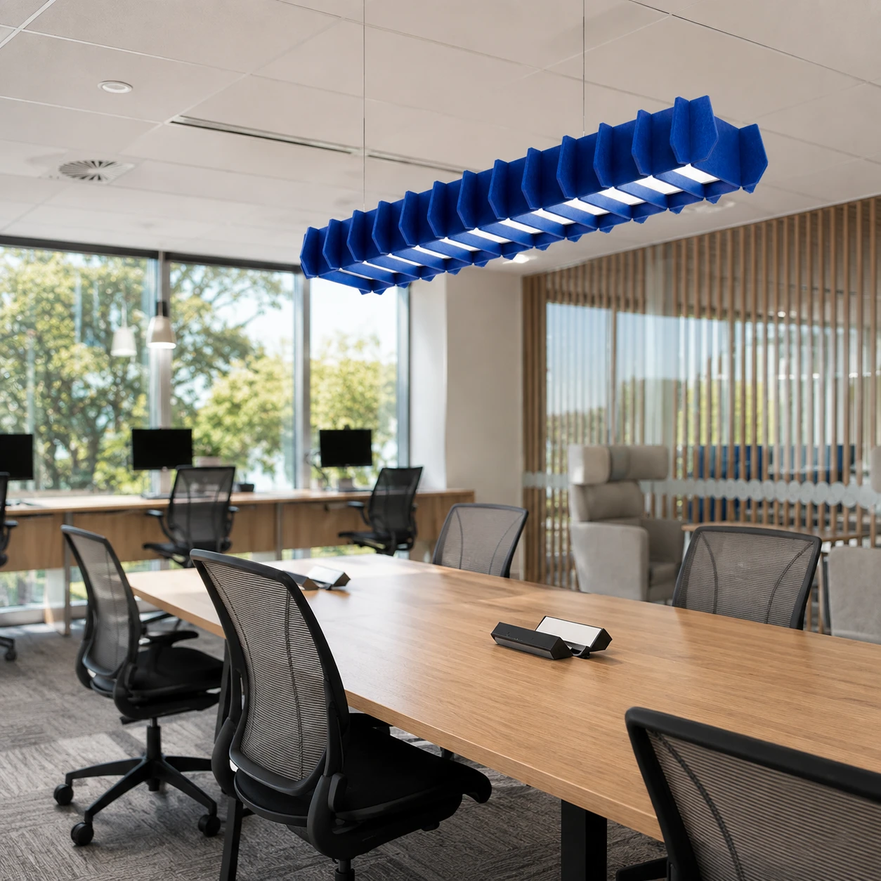 Louver Grid Acoustic Linear Light - Image 3