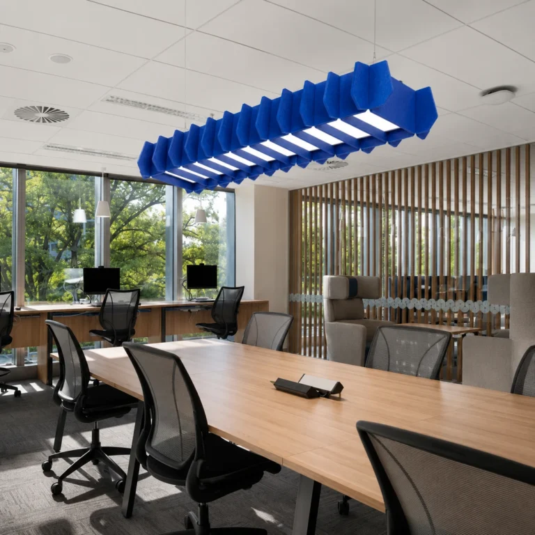 Louver Grid Acoustic Linear Light