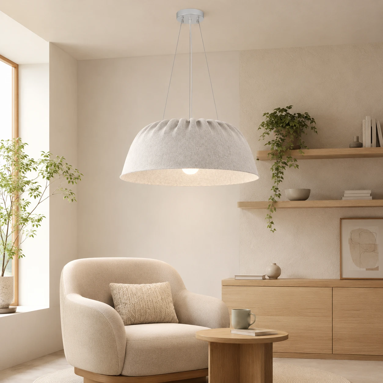 Layered Dome Sculptural Acoustic Light