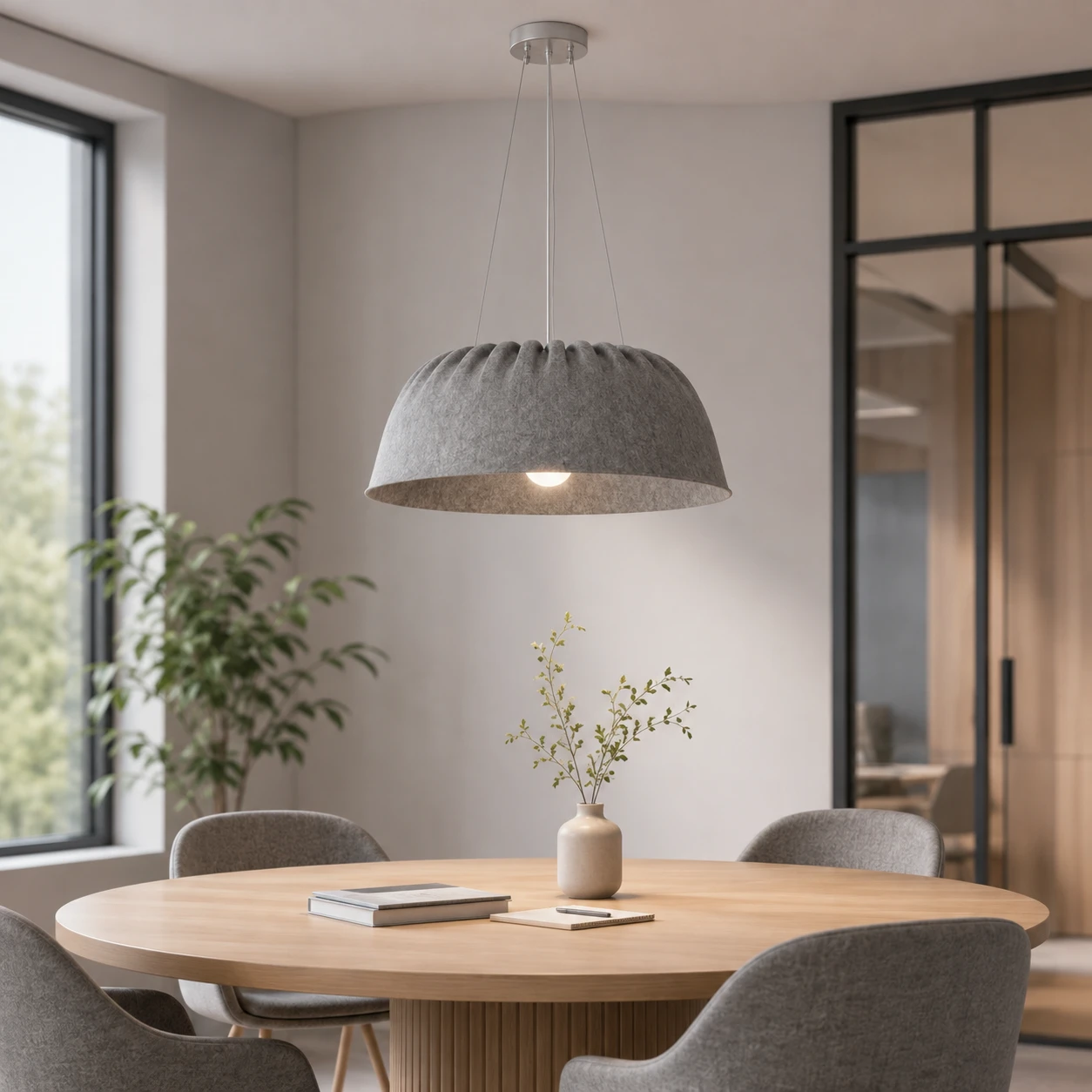 Layered Dome Sculptural Acoustic Light - Image 3