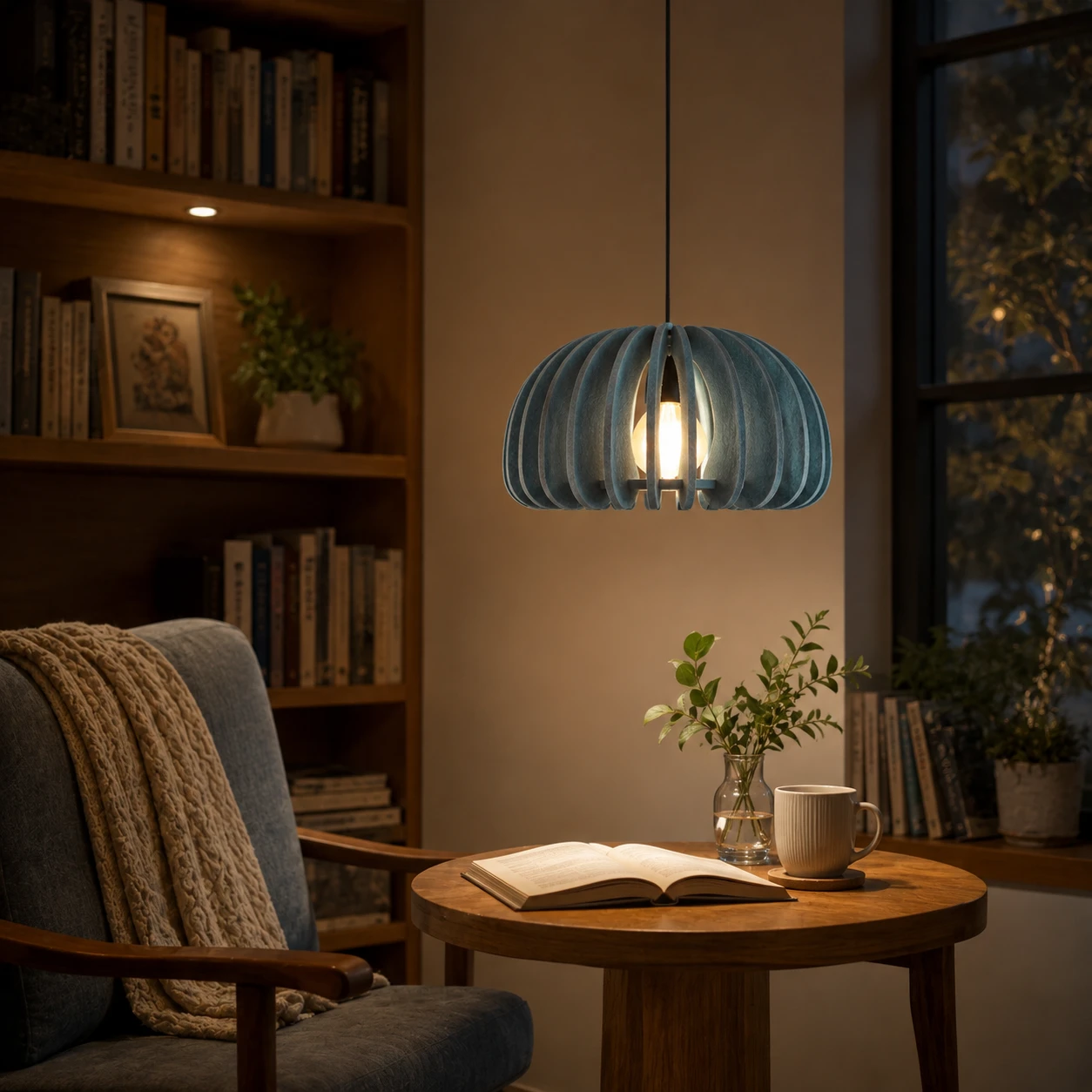 Rounded Cage Acoustic Pendant Light - Image 4