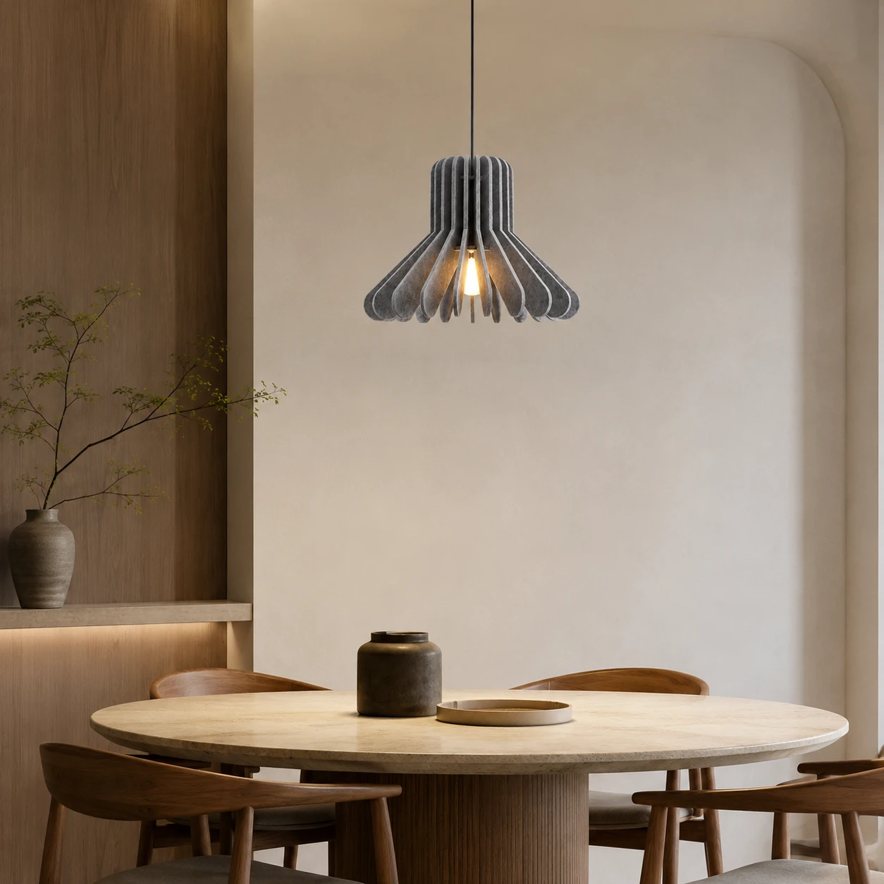 Fluted Bell Sculptural Acoustic Light - Image 3