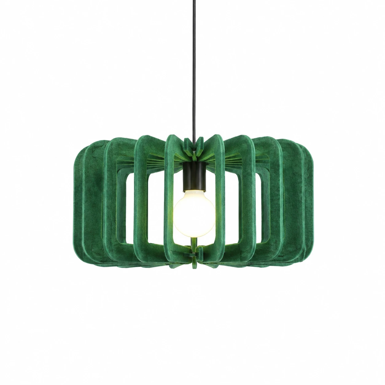 Rectangular Cage Acoustic Pendant Light - Image 2