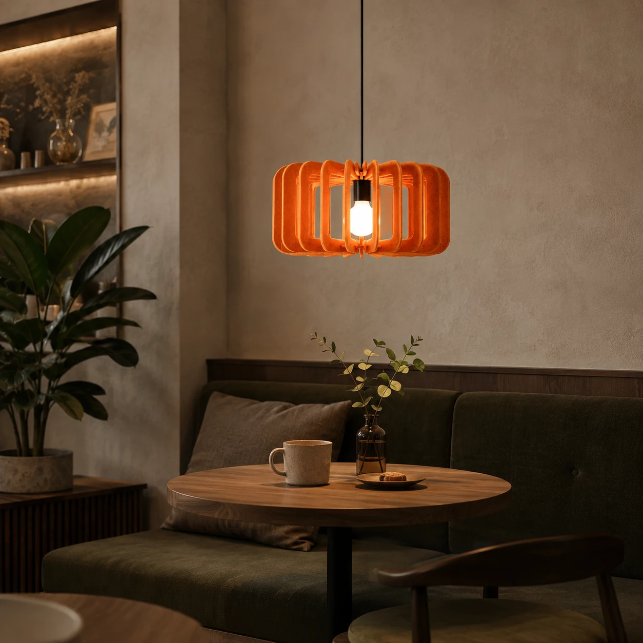 Rectangular Cage Acoustic Pendant Light - Image 3