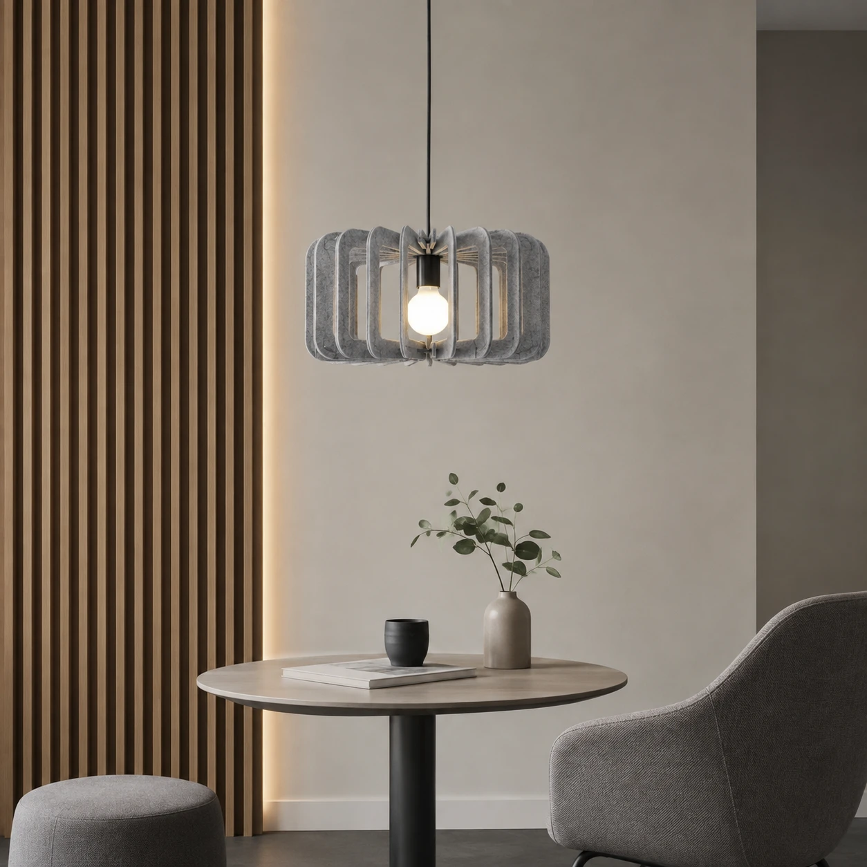 Rectangular Cage Acoustic Pendant Light - Image 4