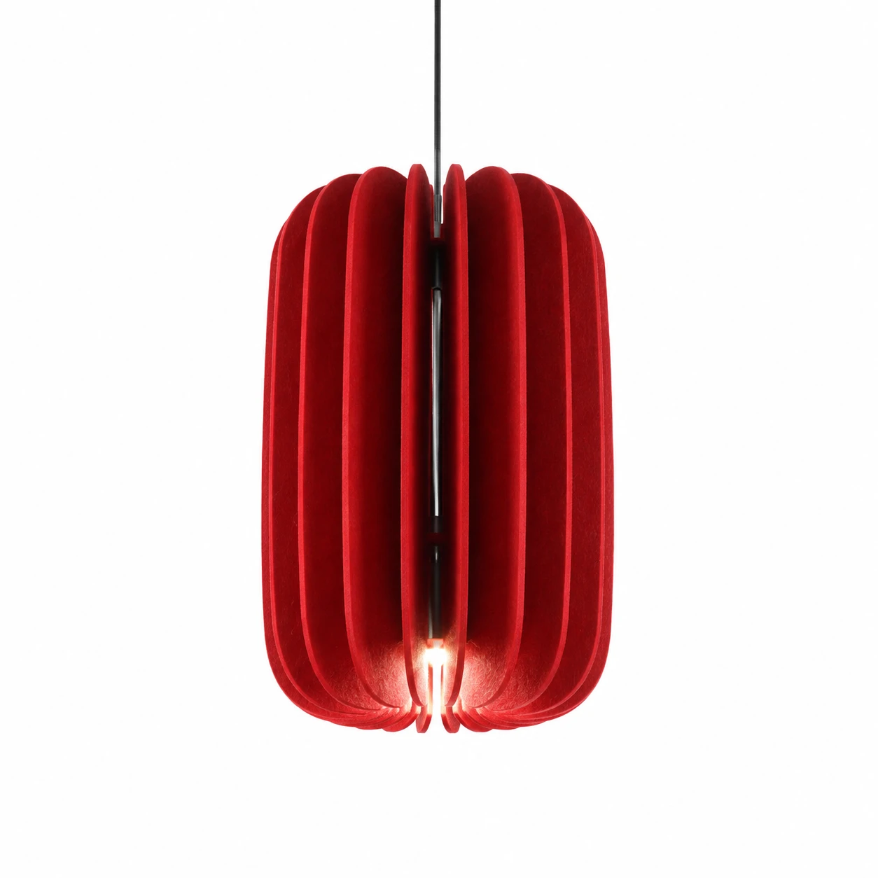 Oval Pumpkin Acoustic Pendant Light - Image 2