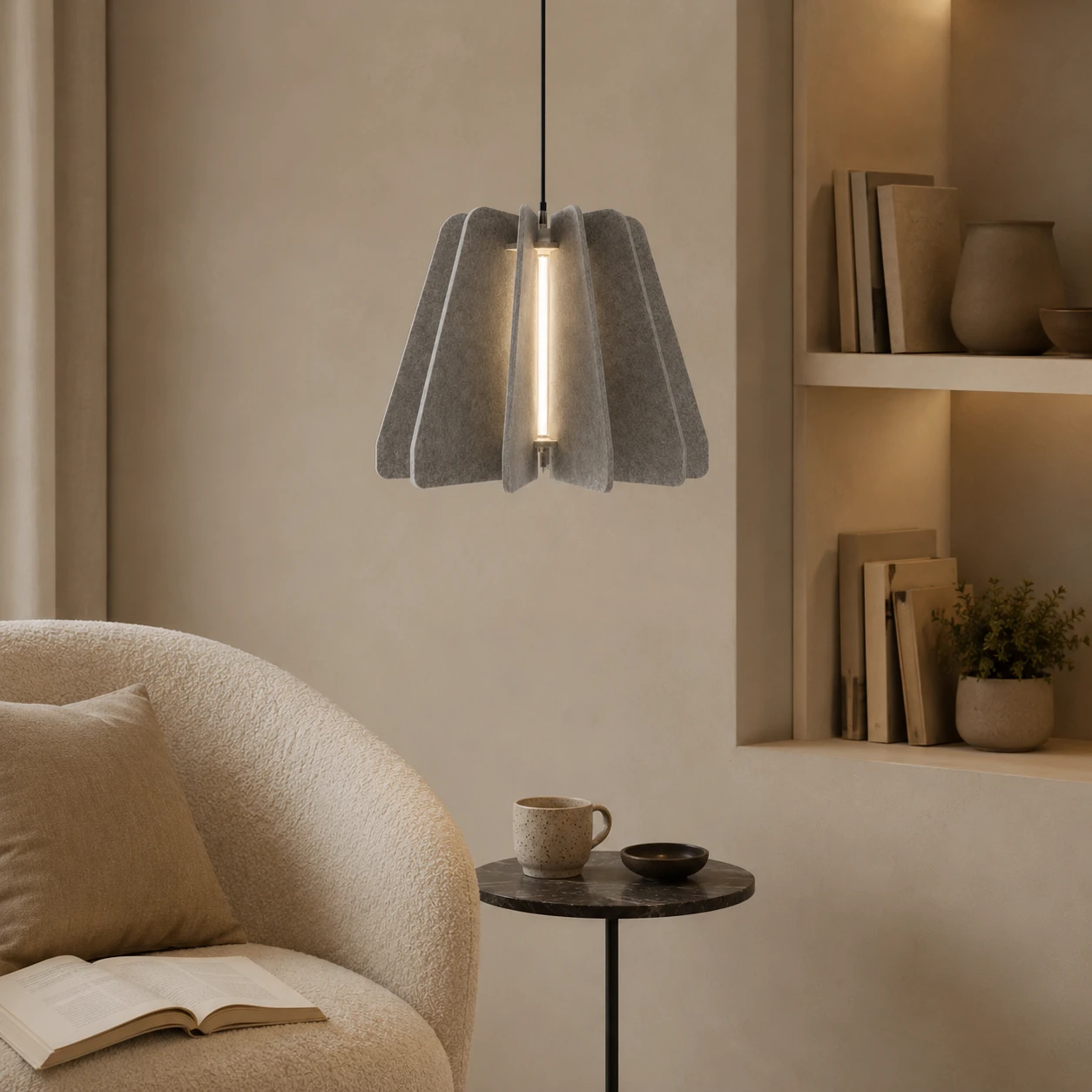 Petal Lantern Sculptural Acoustic Light - Image 4