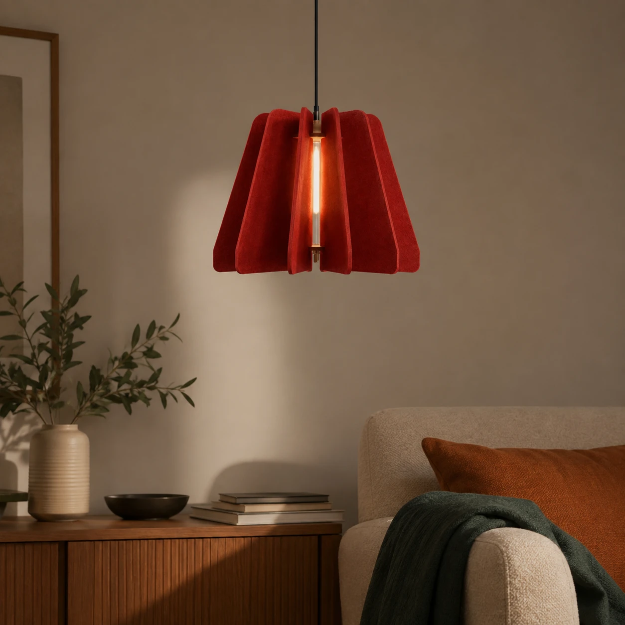 Petal Lantern Sculptural Acoustic Light - Image 3