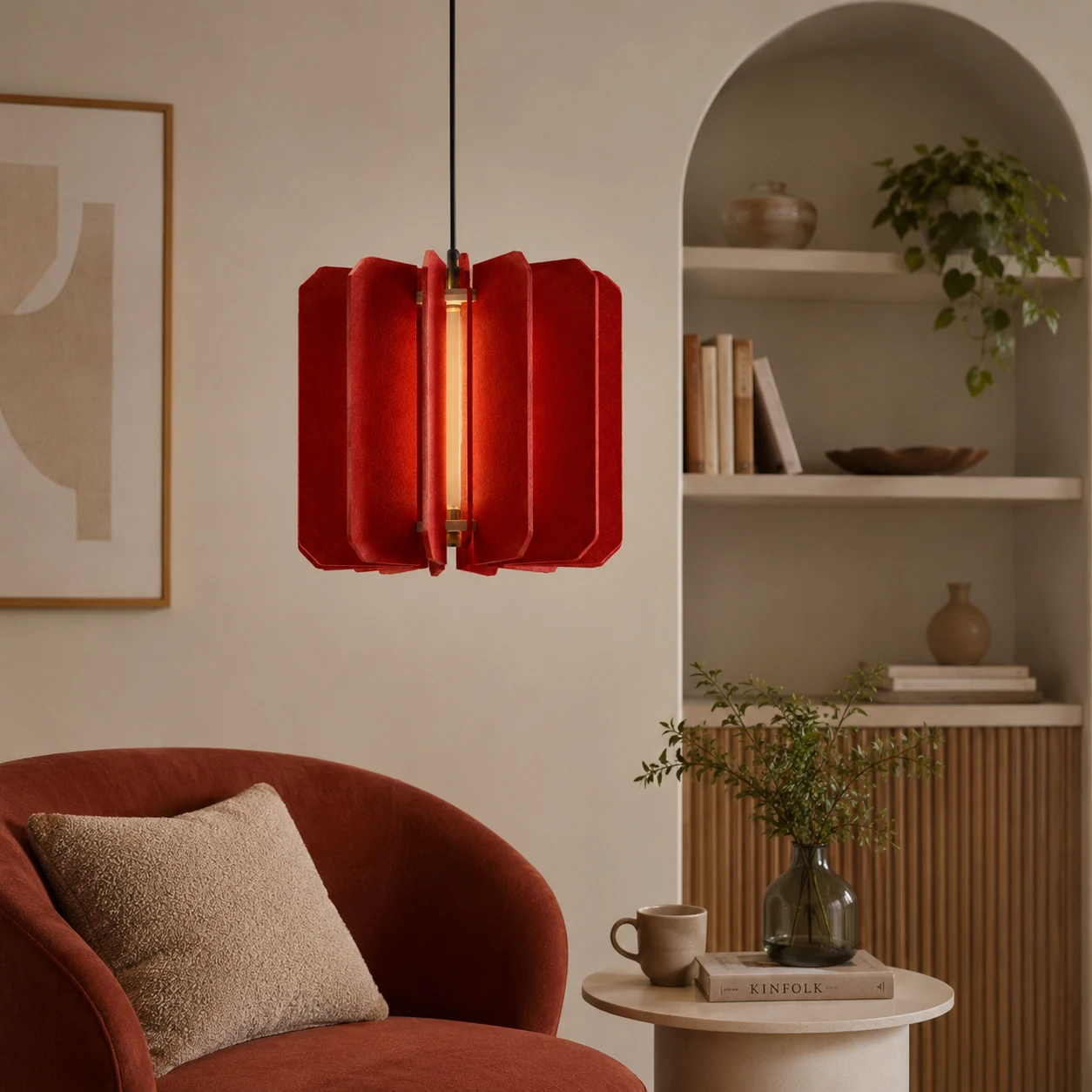 Slit Cylinder Acoustic Pendant Light - Image 4