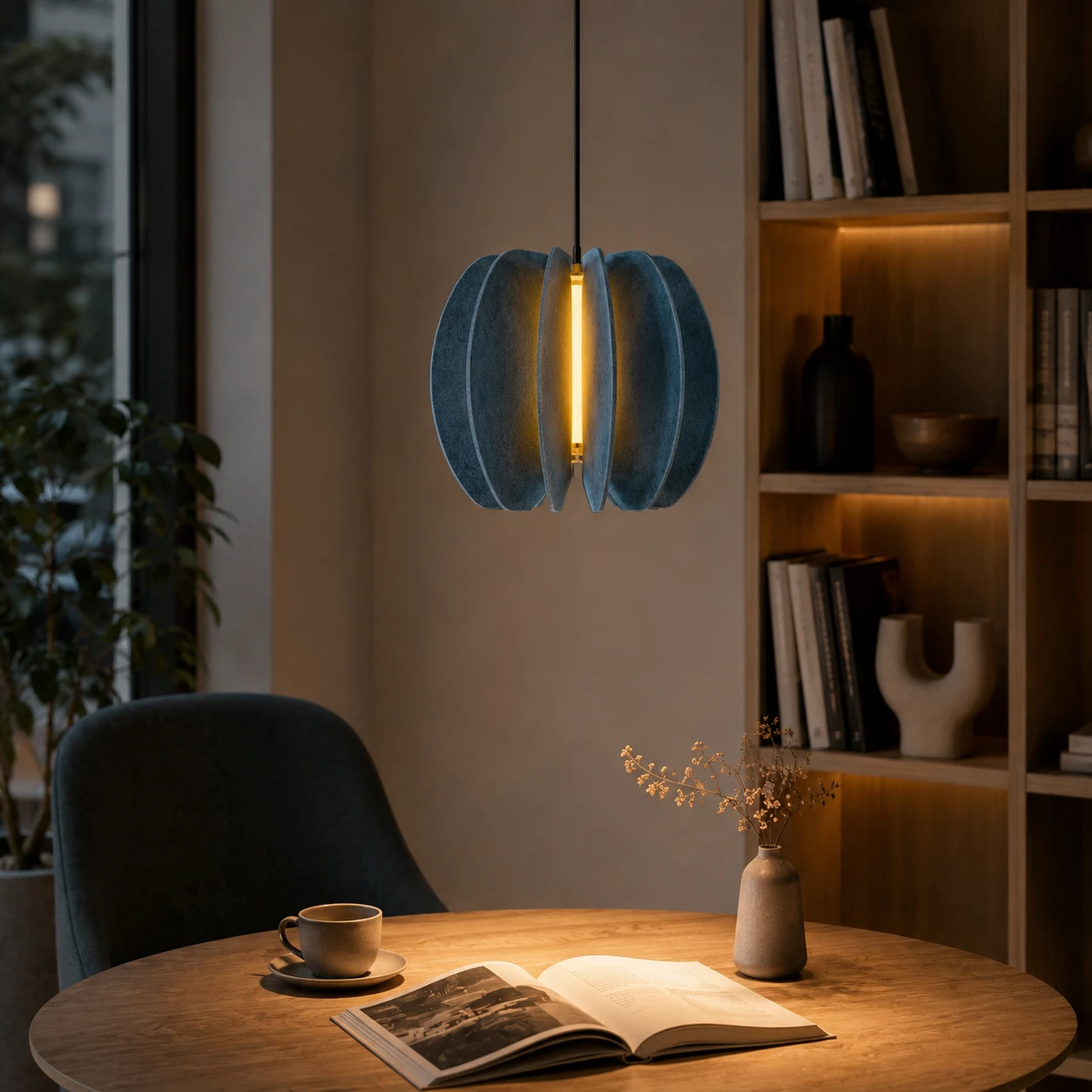 Slit Globe Acoustic Pendant Light - Image 2