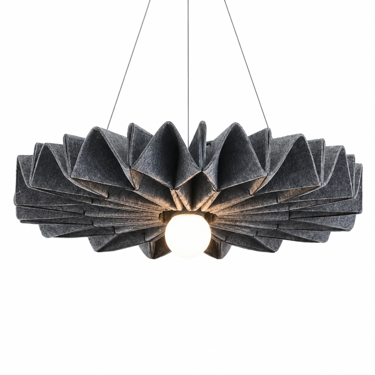 Petal Burst Sculptural Acoustic Light - Image 4