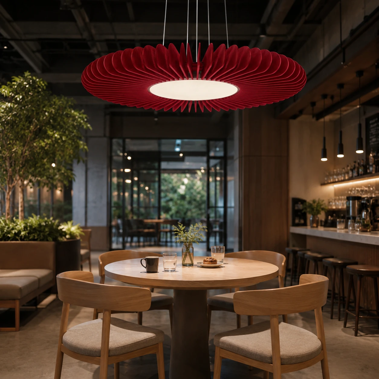 Spiral Ring Sculptural Acoustic Light - Image 2