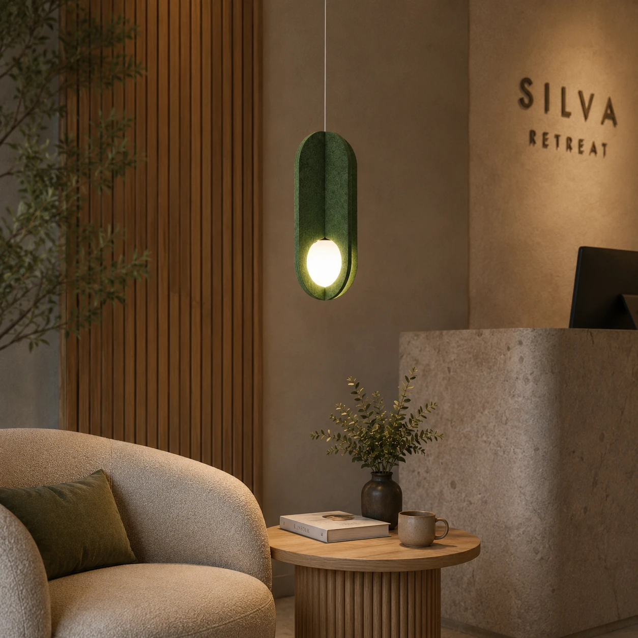 Loop Sculptural Acoustic Light