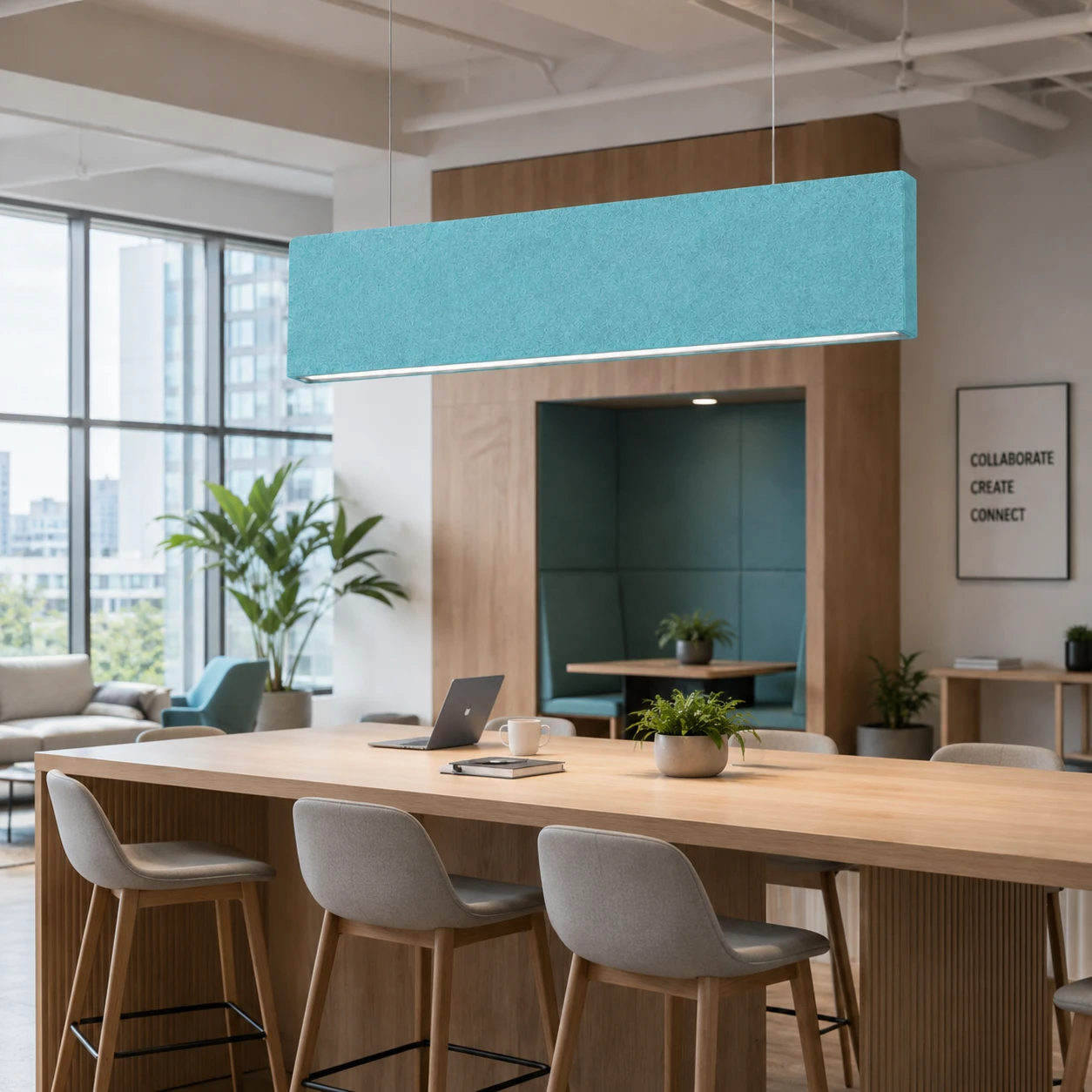 Stacked Panel Acoustic Linear Light - Image 4