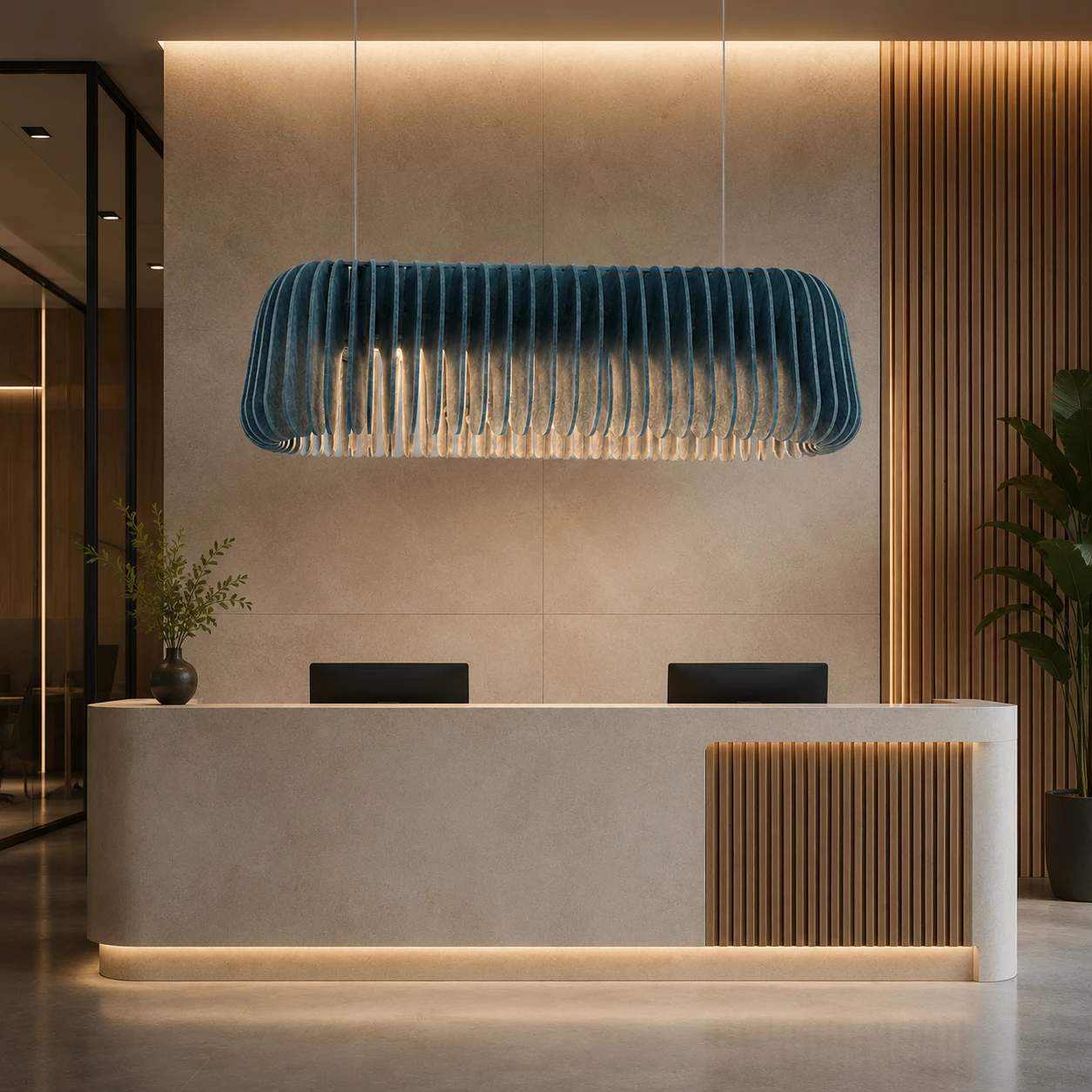 Ribbed Arch Acoustic Linear Light - Image 5