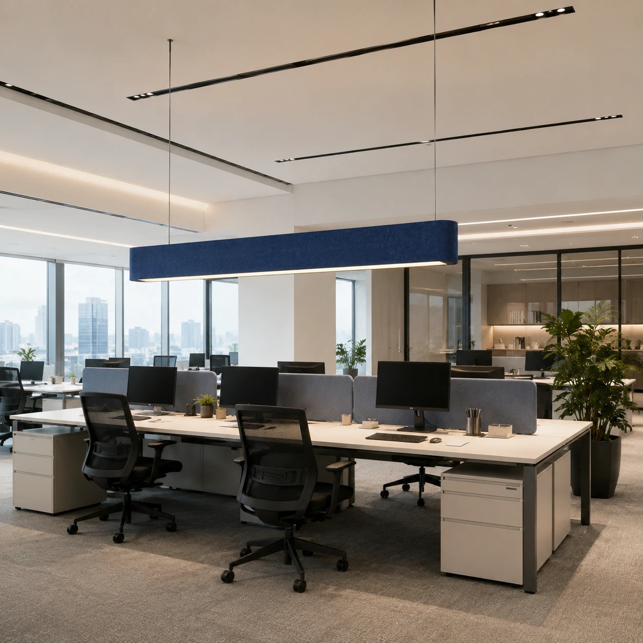 Slim Panel Acoustic Linear Light - Image 4
