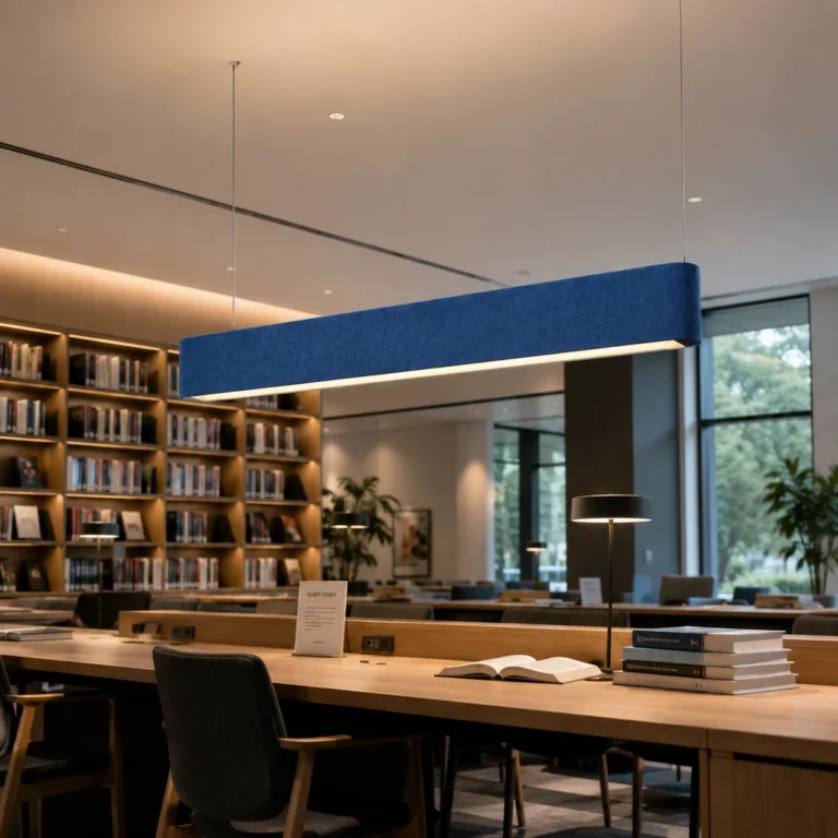 Slim Panel Acoustic Linear Light