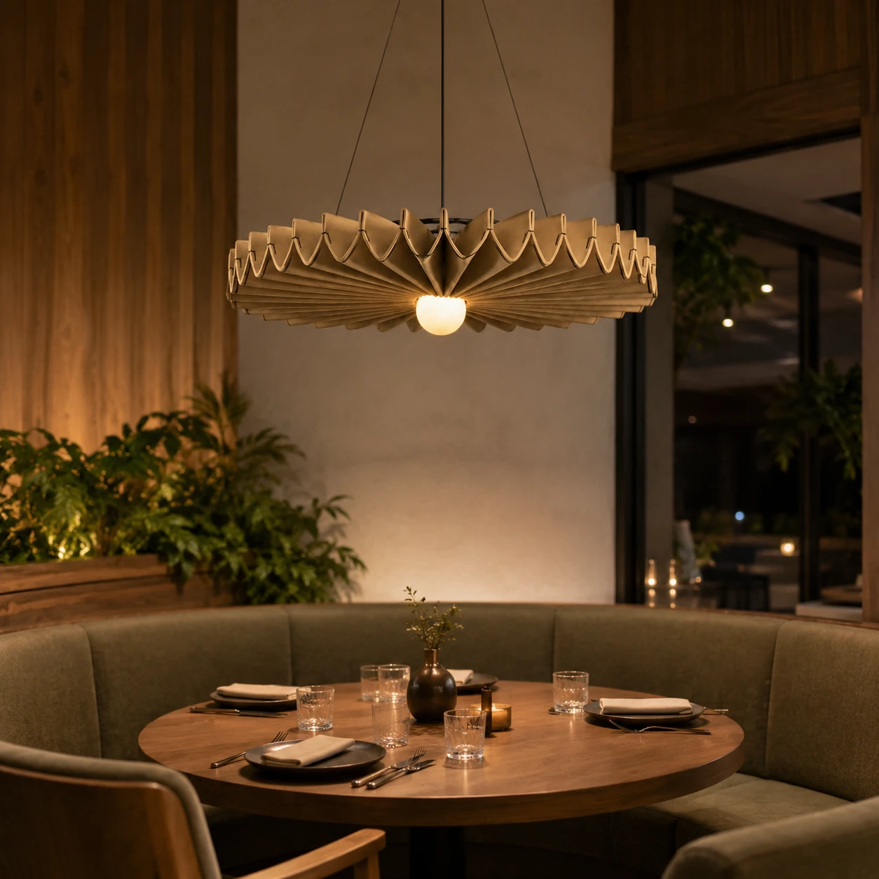 Lattice Flower Sculptural Acoustic Light - Image 3
