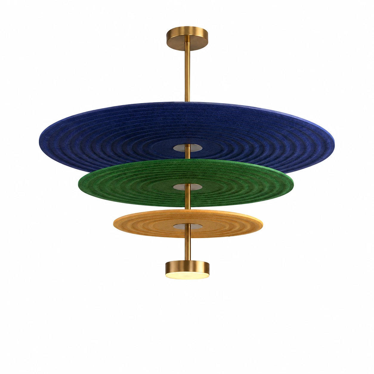 Tiered Disc Sculptural Acoustic Light - Image 2
