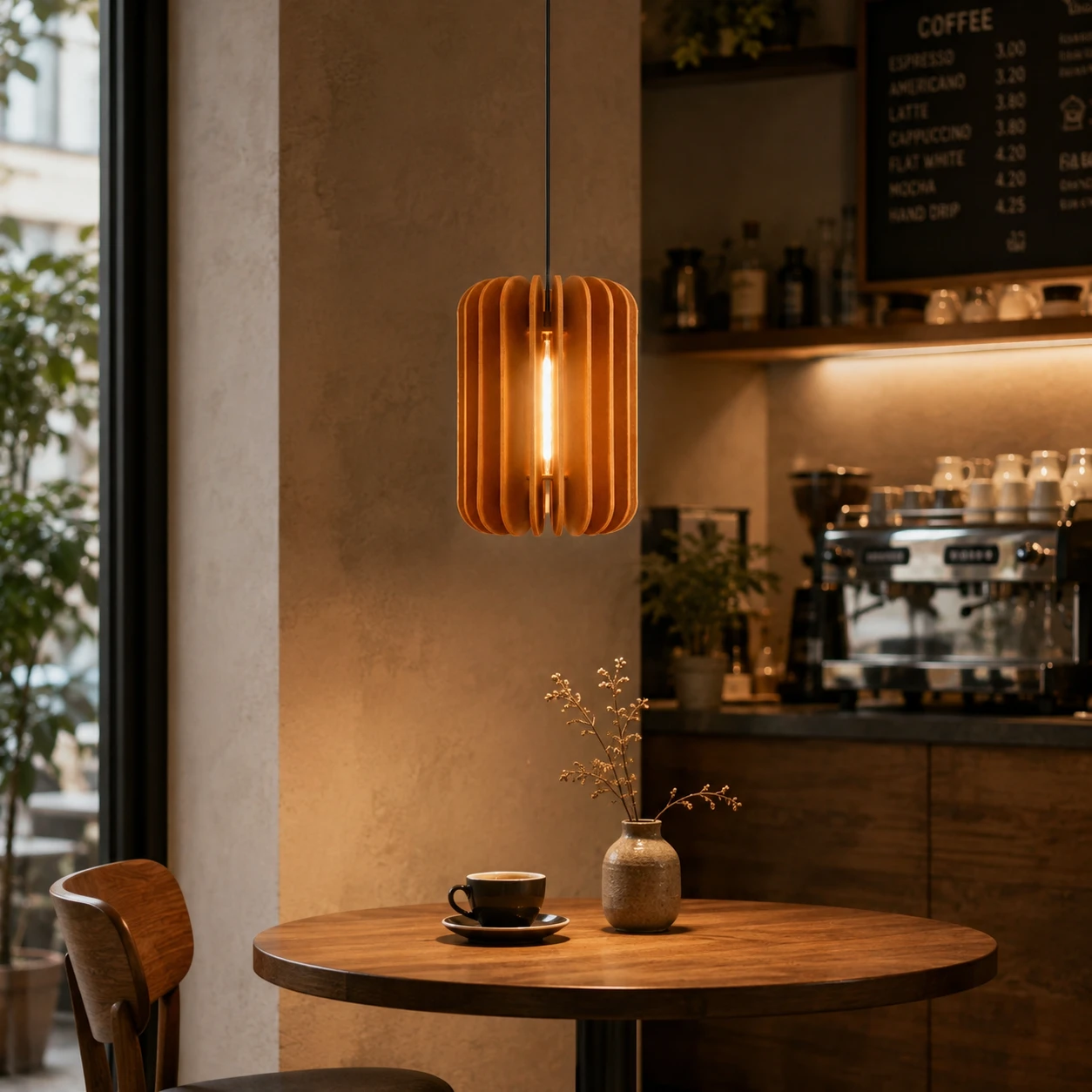 Tall Oval Acoustic Pendant Light - Image 3
