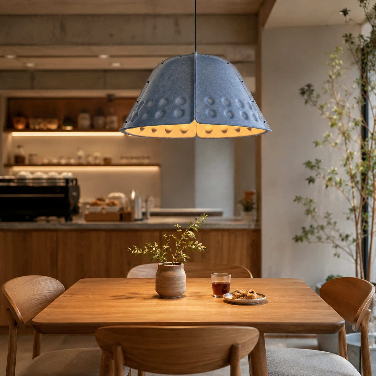 Punched Dome Acoustic Pendant Light - Image 3