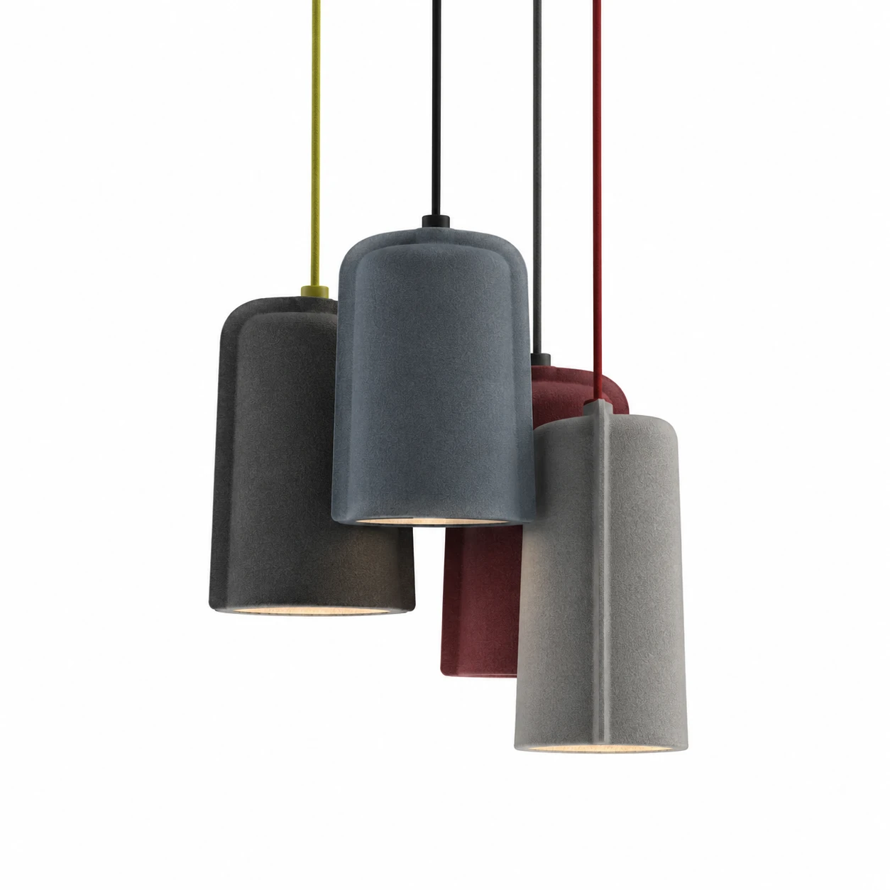 Cylinder Cluster Acoustic Pendant Light - Image 3
