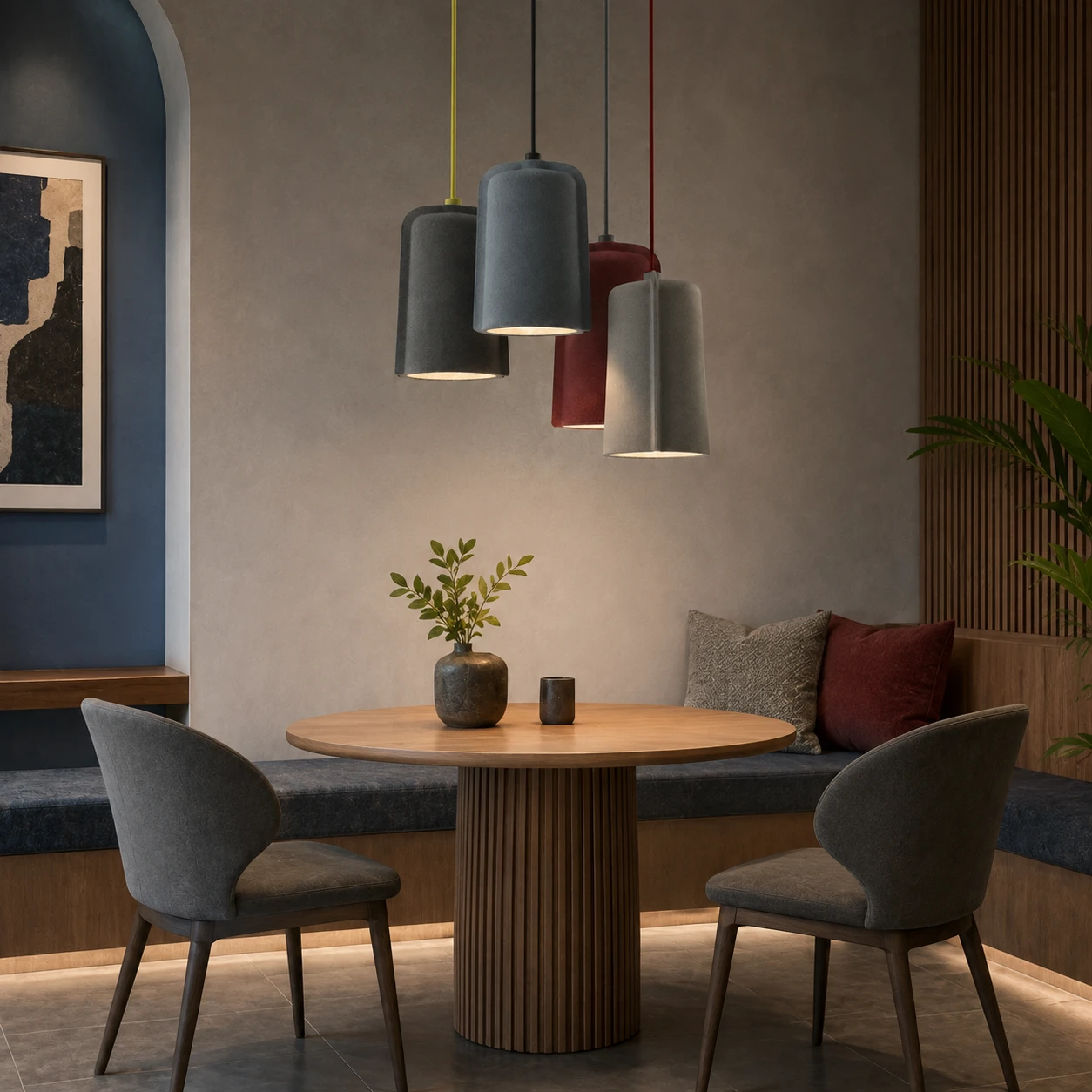 Cylinder Cluster Acoustic Pendant Light - Image 2