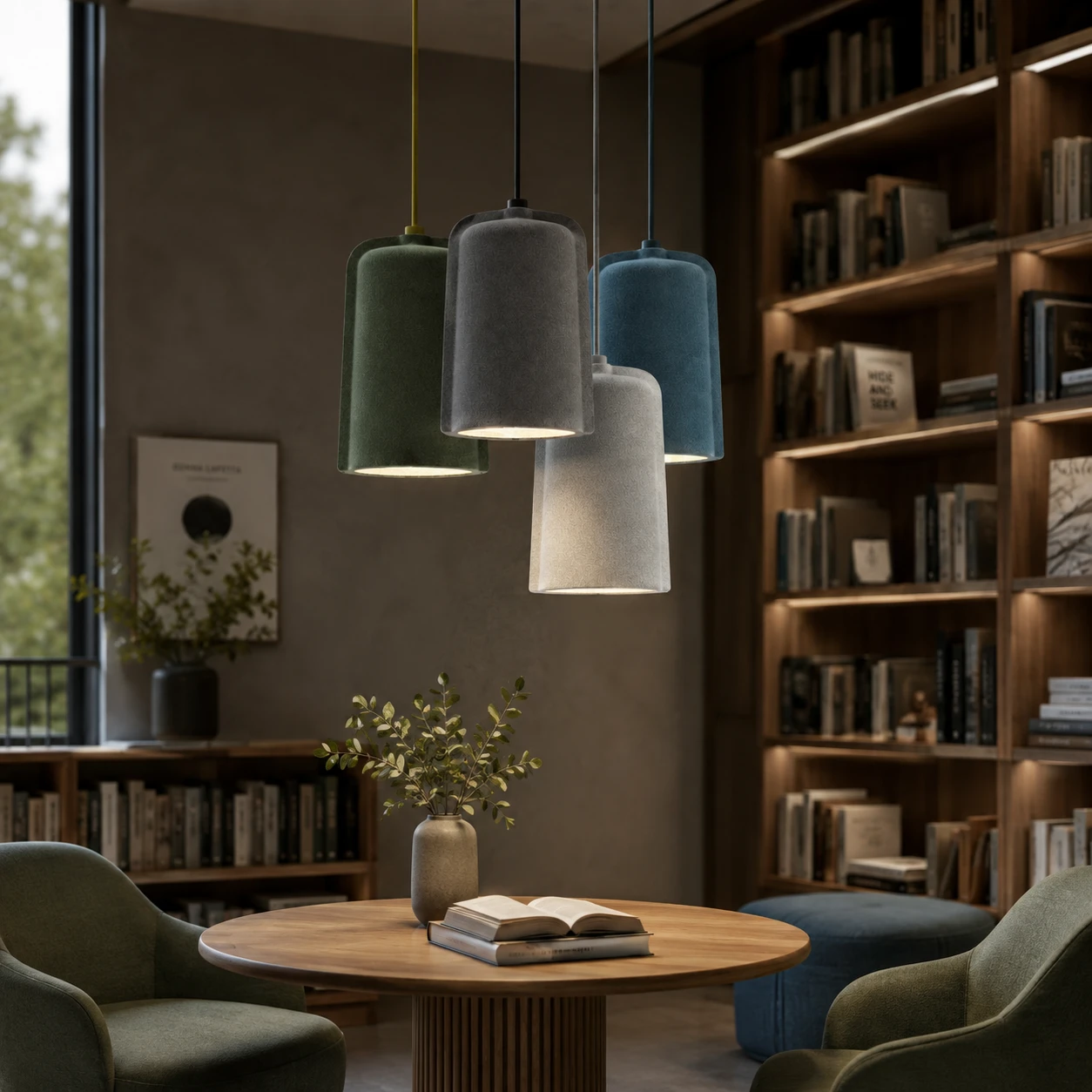 Cylinder Cluster Acoustic Pendant Light - Image 4