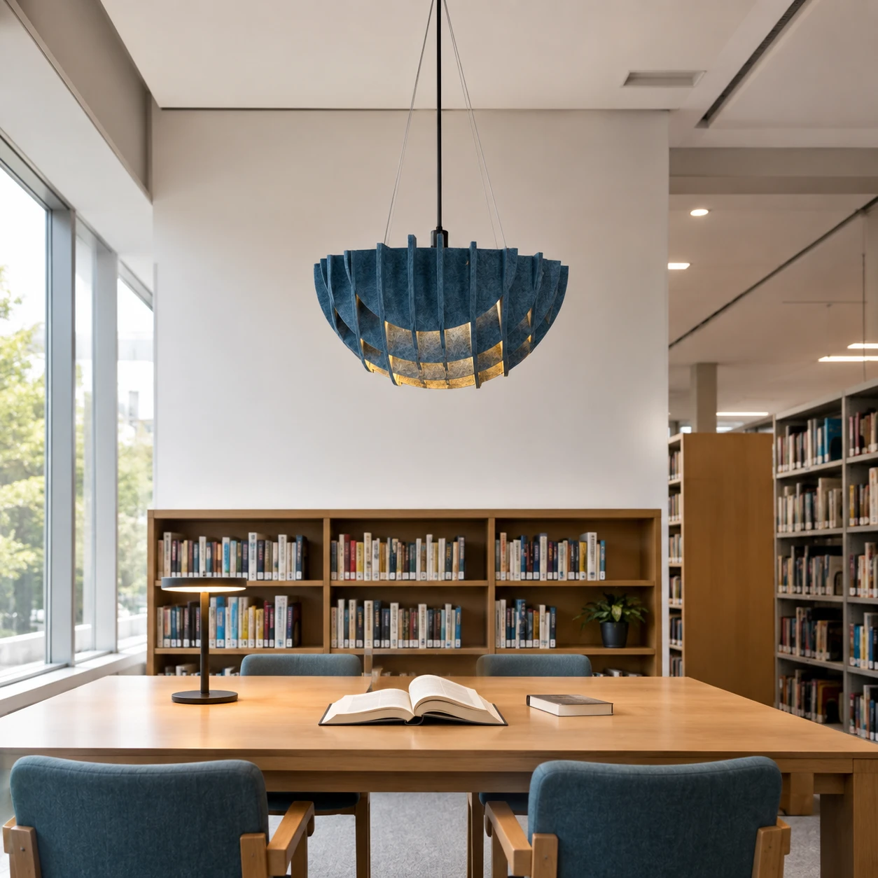 Petal Basket Sculptural Acoustic Light - Image 3
