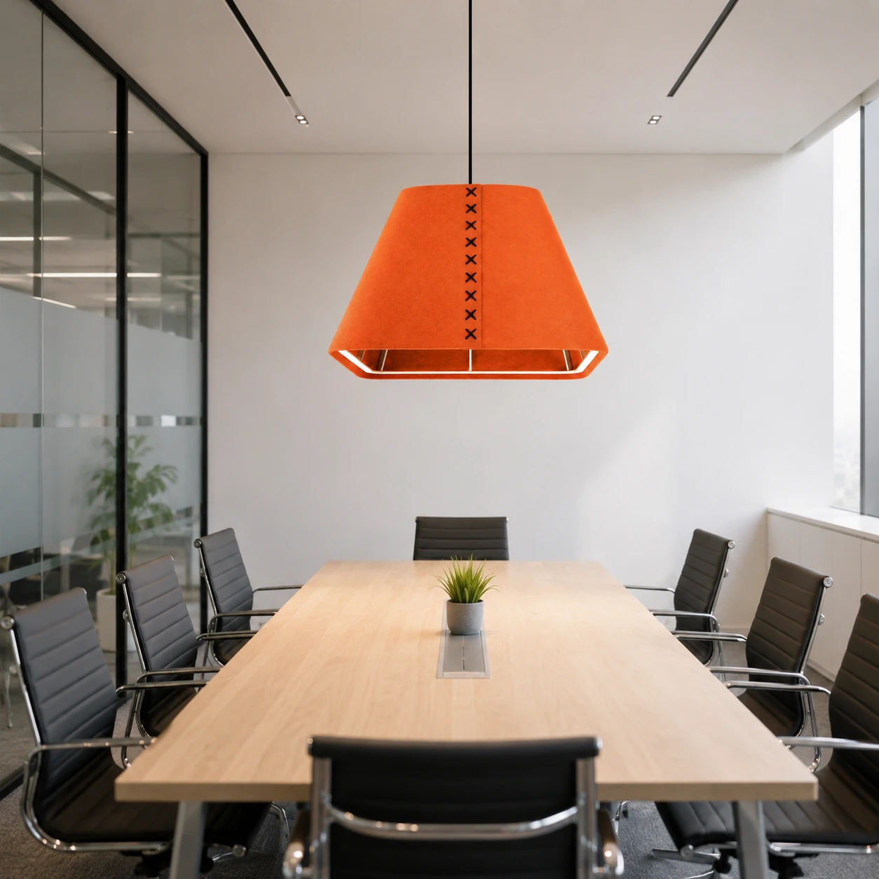 Trapezoid Acoustic Pendant Light - Image 4