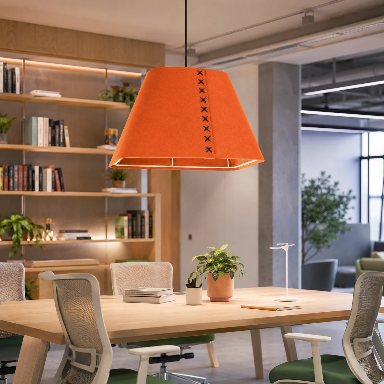Trapezoid Acoustic Pendant Light - Image 2