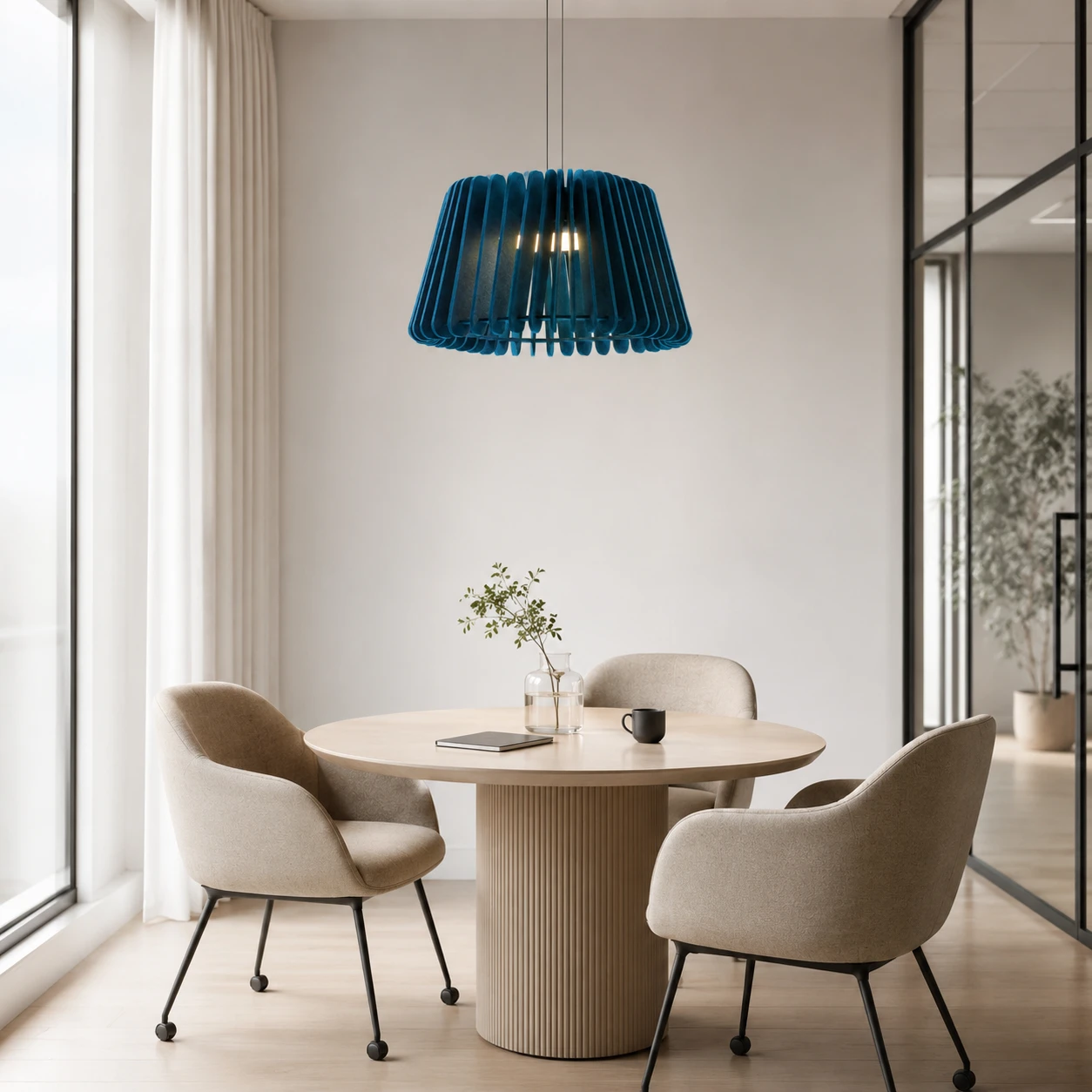 Tapered Cage Acoustic Pendant Light - Image 3