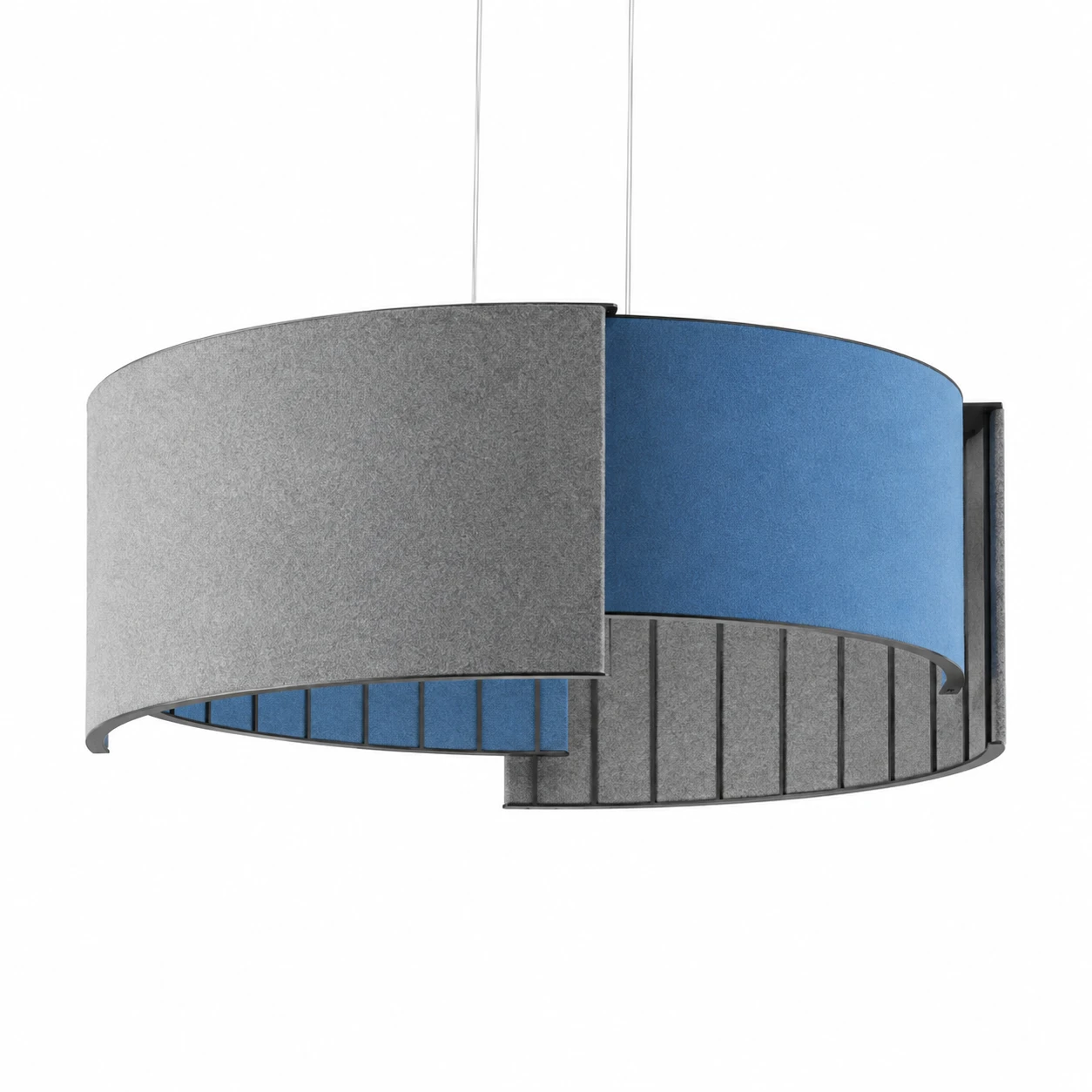 Two Tone Drum Acoustic Pendant Light - Image 2