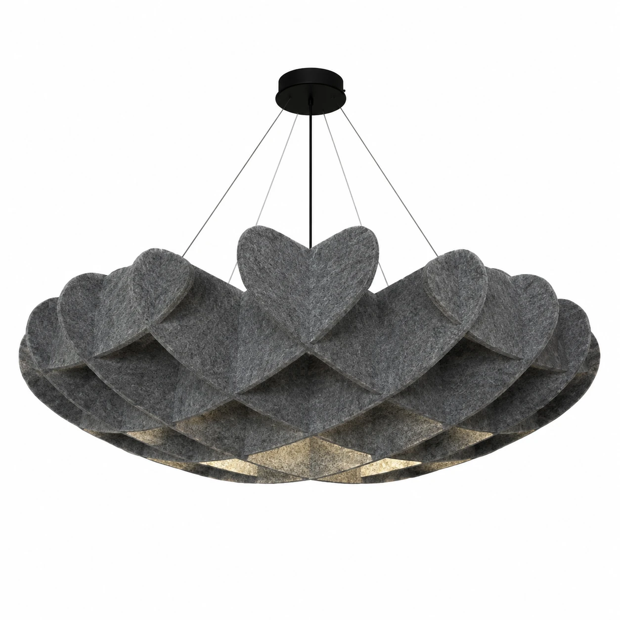 Square Petal Sculptural Acoustic Light - Image 2