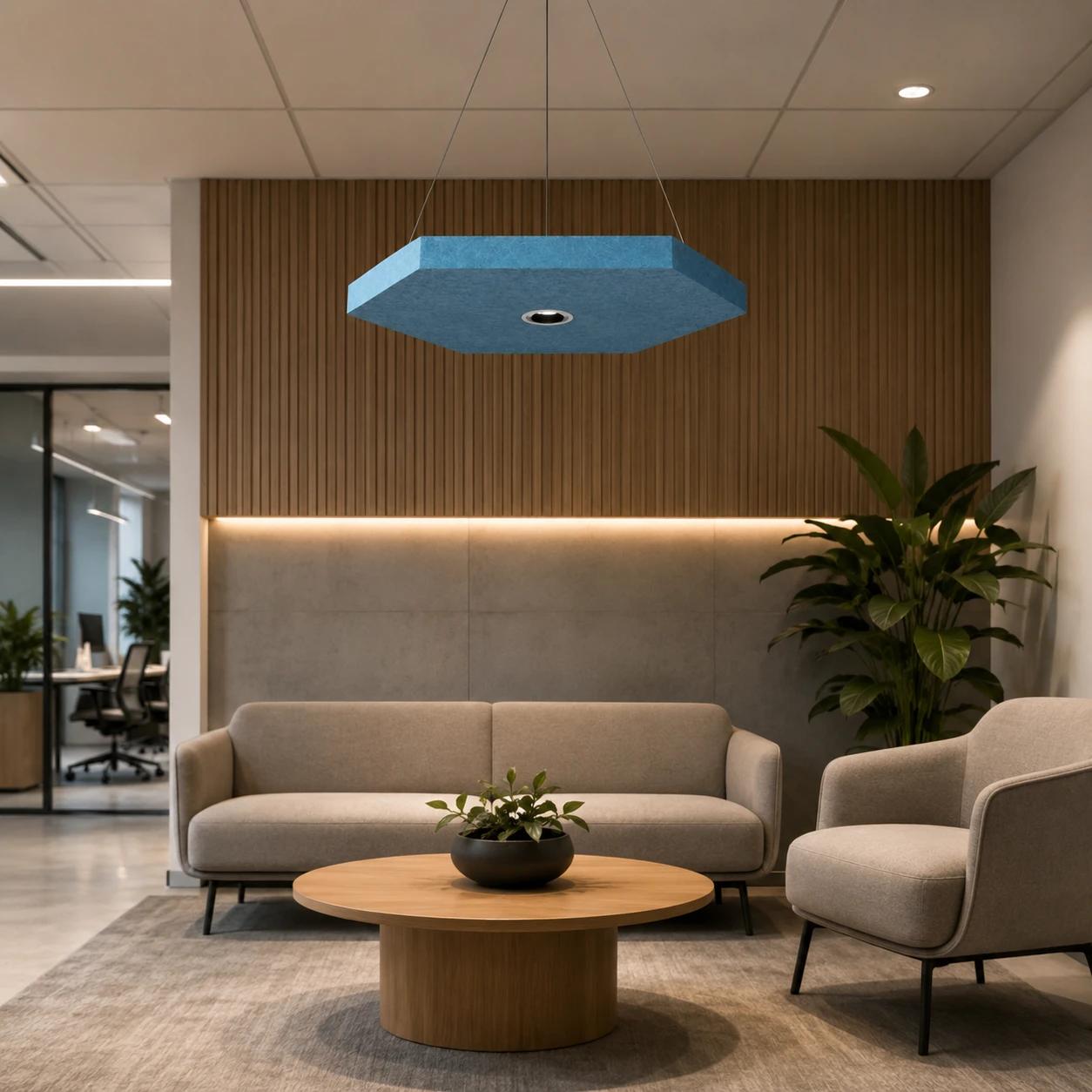 Hexagon Acoustic Panel Light