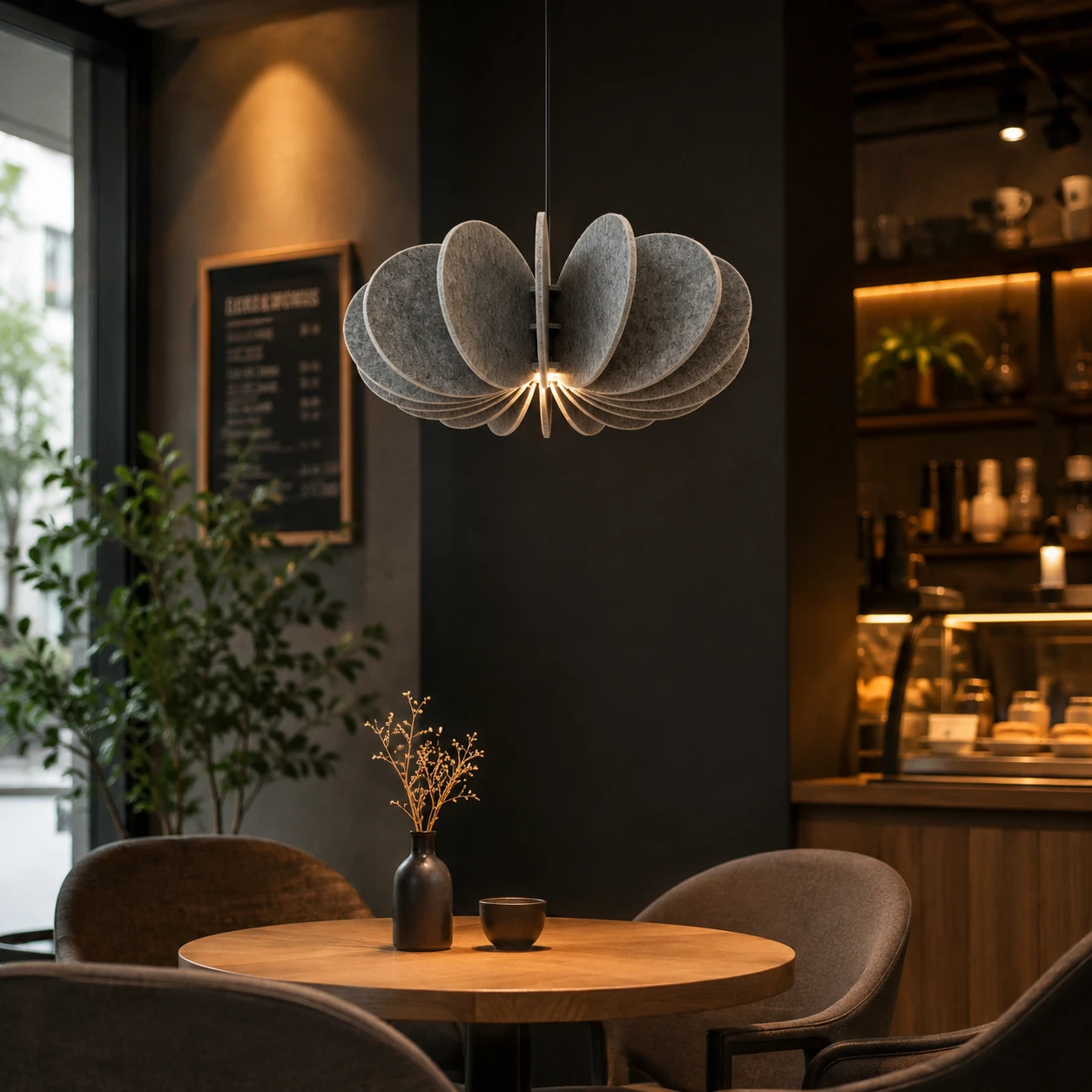 Lotus Petal Acoustic Pendant Light