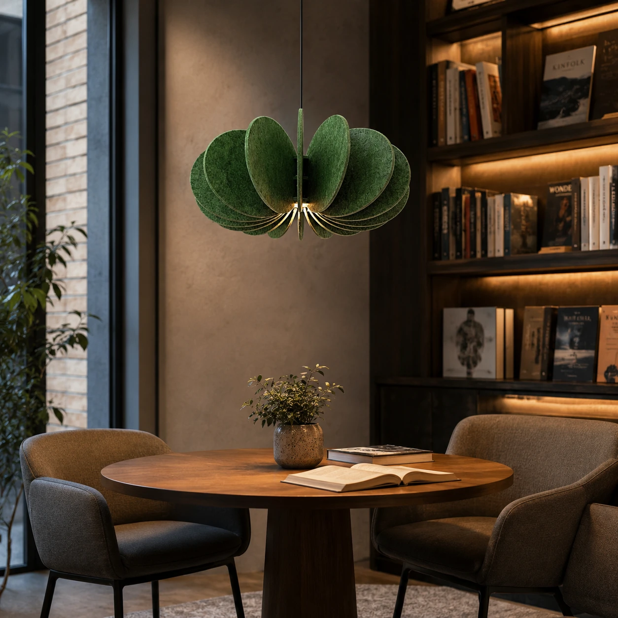 Lotus Petal Acoustic Pendant Light - Image 4
