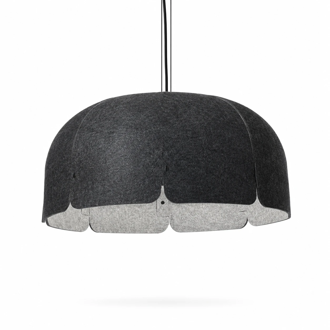 Scalloped Dome Acoustic Pendant Light - Image 2