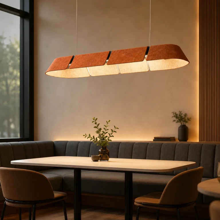 Suspended Raft Acoustic Linear Light